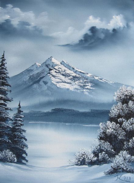 Bob Ross Painting Poster at PaintingValley.com | Explore collection of ...