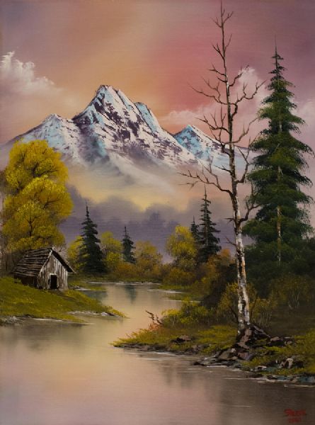 445x600 Bob Ross Paintings For Salebob Ross Art For Sale - Bob Ross Painting Price