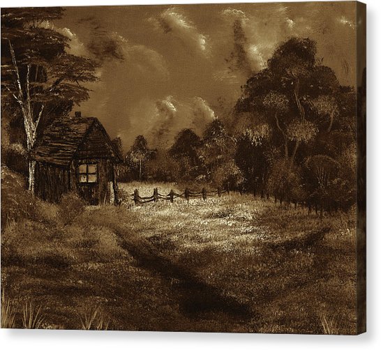 546x502 Bob Ross Canvas Prints - Bob Ross Painting Print