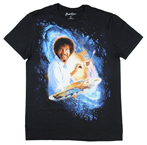500x493 Bob Ross Galaxy Painting Graphic T Shirt - Bob Ross Painting Print