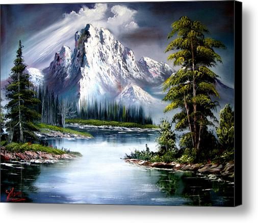 506x437 Sun After Rain Canvas Print Canvas Art By Shirwan Ahmed Rain - Bob Ross Painting Print