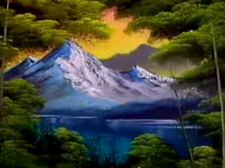 450x337 Lake In The Valley - Bob Ross Painting Value