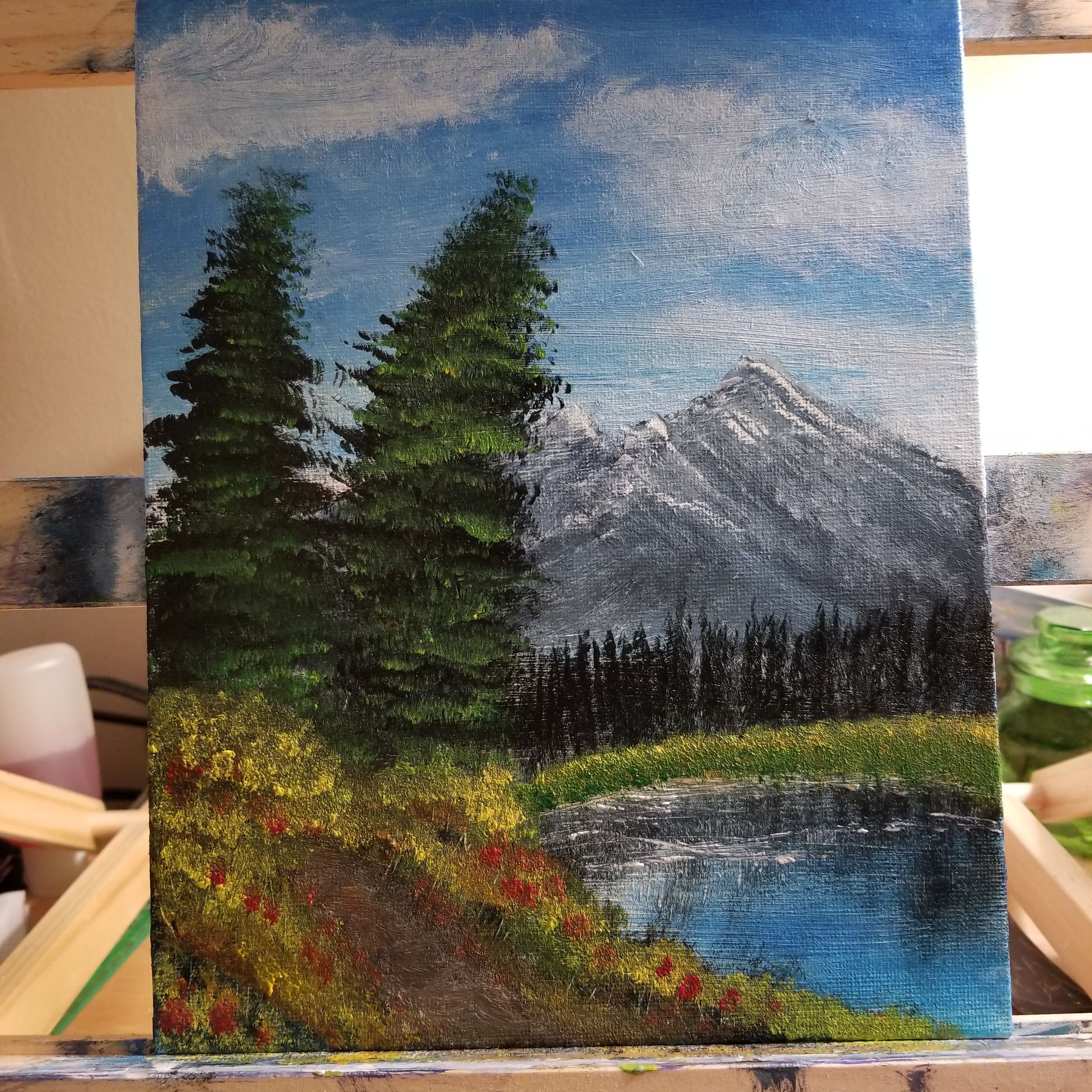 3024x3024 Here's Some Bob Ross Paintings I'Ve Done. - Bob Ross Painting Worth