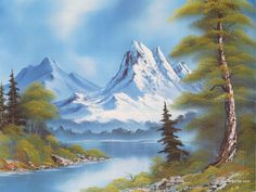 236x177 Bob Ross Twin Peaks River Paintings Resim Bob Ross - Bob Ross Painting Worth