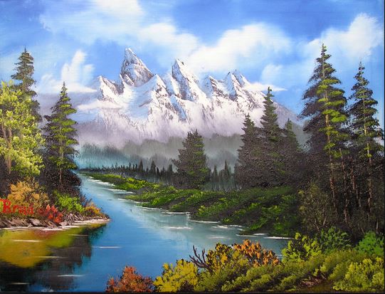 541x413 How Much Are Bob Ross Paintings Worth - Bob Ross Painting Worth