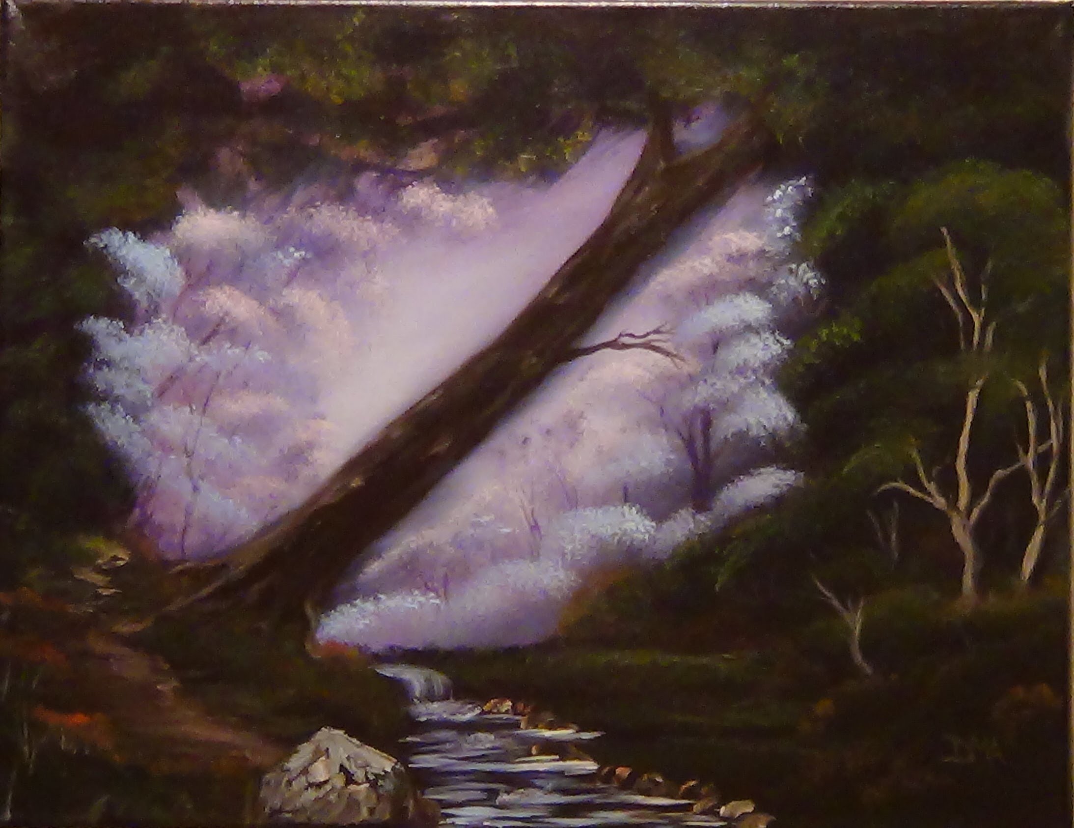 2187x1685 Bob Ross Style Serenity - Bob Ross Serenity Painting