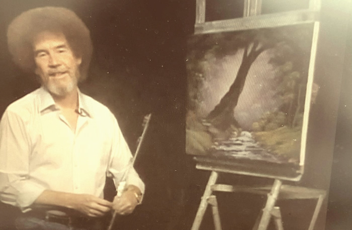 700x458 Bob Ross Bringing Surreal Calmness To A Generation Of Parents - Bob Ross Serenity Painting