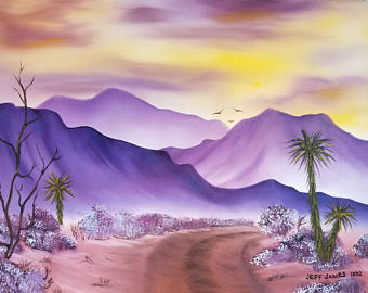 340x270 Bob Ross Prints Etsy - Bob Ross Serenity Painting