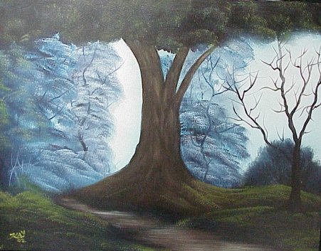 451x353 Kay Lenherr, Bob Ross Instructor In Florida - Bob Ross Serenity Painting