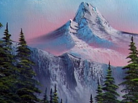 450x337 Mountain Serenity - Bob Ross Serenity Painting