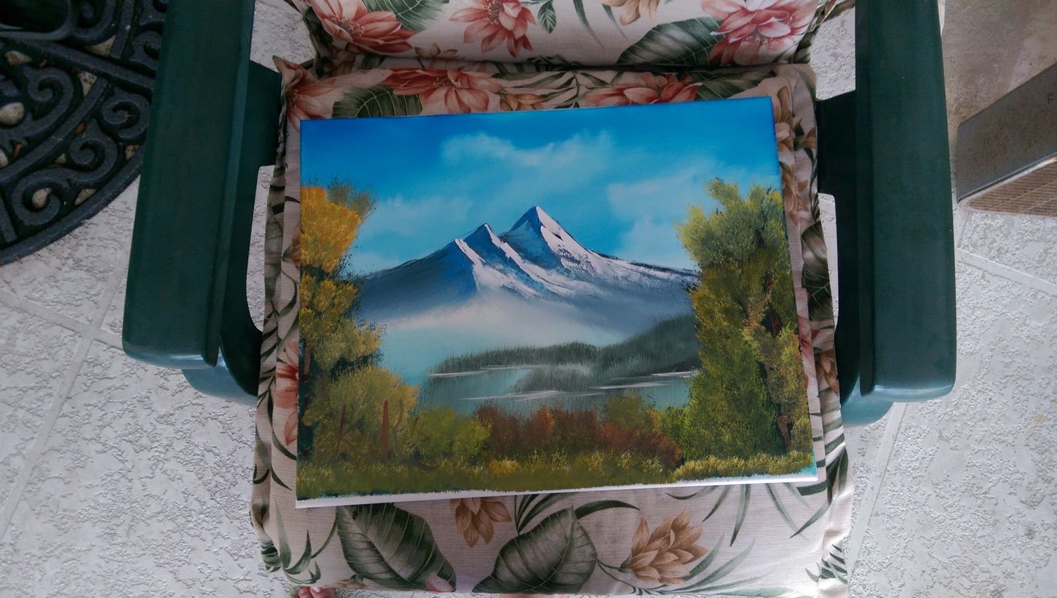 1505x851 My Wife Bought Me A Bob Ross Kit For Christmas.se Are - Bob Ross Serenity Painting