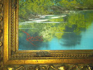 300x225 The Joy Of The Joy Of Painting My Original Bob Ross Painting - Bob Ross Signed Painting