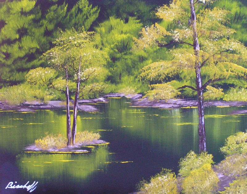 801x630 Bob Ross Style - Bob Ross Style Of Painting