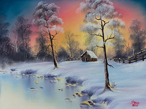 300x225 Bob Ross Style Paintings Fine Art America - Bob Ross Style Of Painting