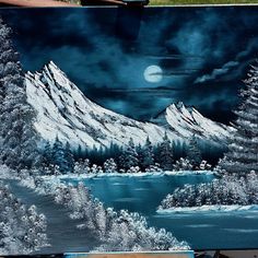 236x236 Bob Ross Style Painting For Sale Bob Ross Bob Ross - Bob Ross Style Painting