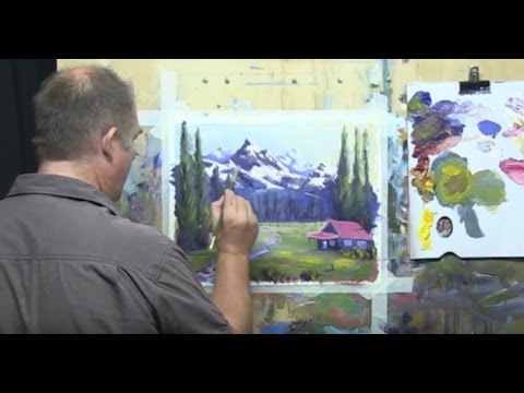 480x360 Learn To Paint - Bob Ross Style Painting