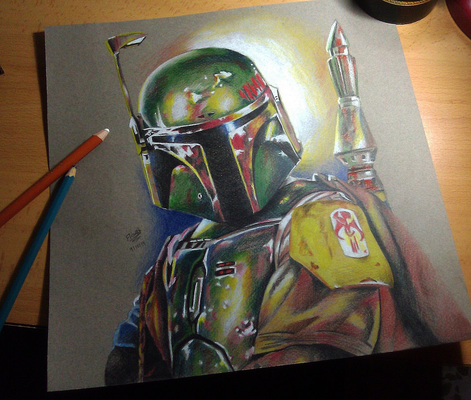 969x824 Boba Fett By Ely18hoshino - Boba Fett Painting