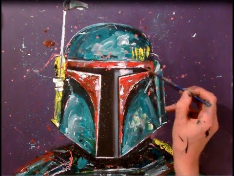 480x360 Boba Fett Painting - Boba Fett Painting