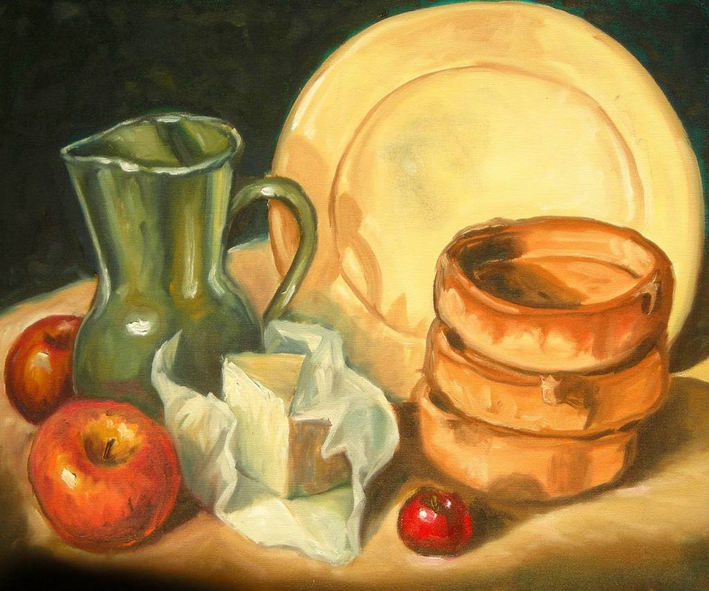 1024x853 Bodegon Mediterraneo Paraguay Arte - Bodegon Painting