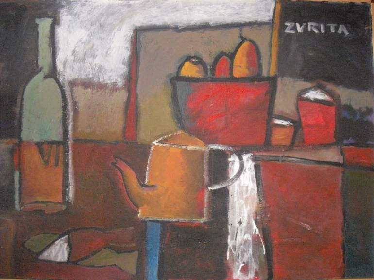 770x578 Saatchi Art Constructivo. Painting By Zurita Marcelo - Bodegon Painting