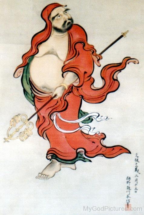 476x709 Bodhidharma Painting - Bodhidharma Painting