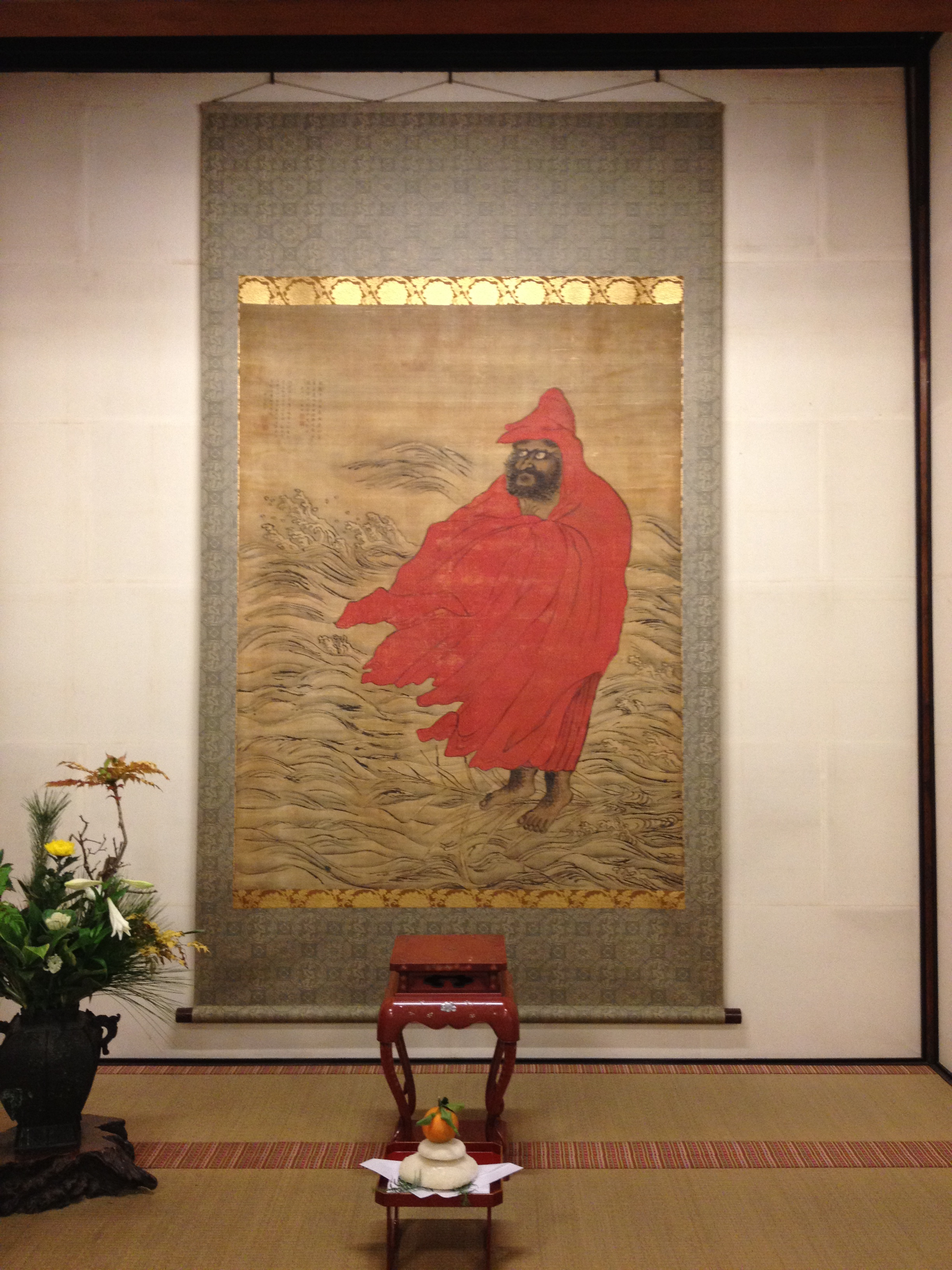 2448x3264 Filesojiji Bodhidharma Painting.jpg - Bodhidharma Painting