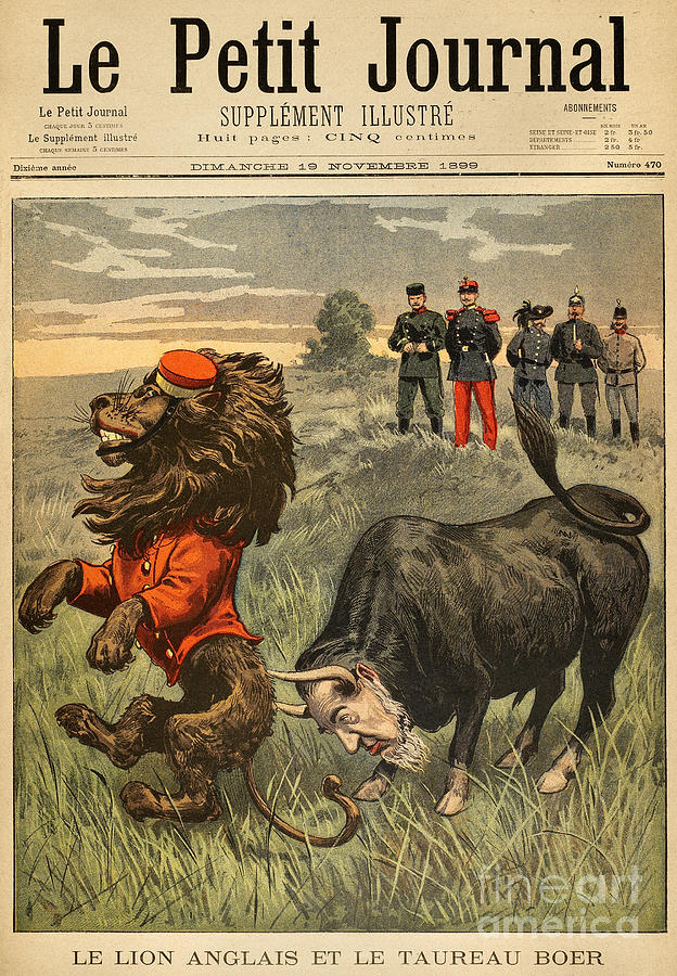 624x900 Boer War Cartoon, 1899 Painting By Granger - Boer War Painting