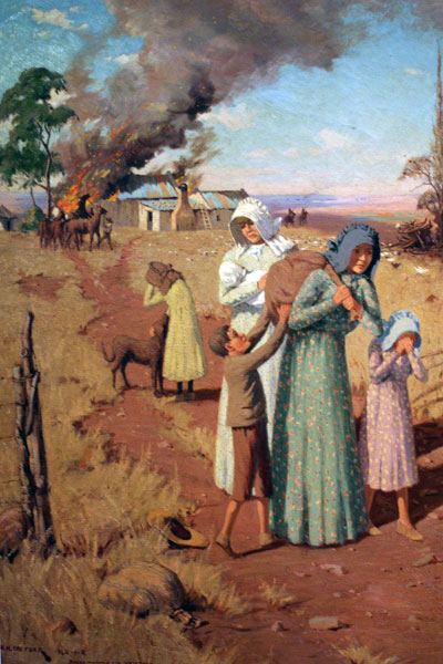 400x600 South African Concentration Camps Nzhistory, New Zealand History - Boer War Painting