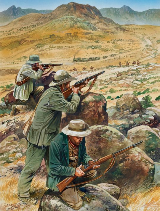 540x713 The 138 Best The Boer War Images On Military History - Boer War Painting