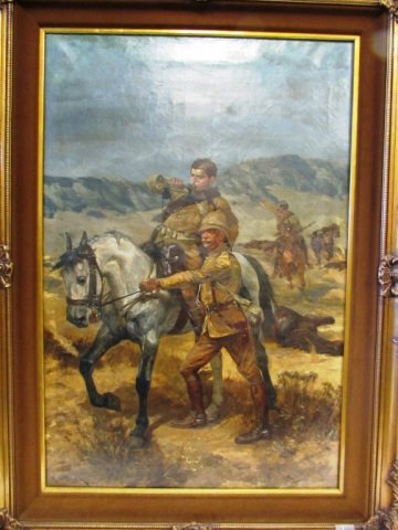 360x480 Woodville, Richard 1856 1927 Boer War Oil Painting - Boer War Painting