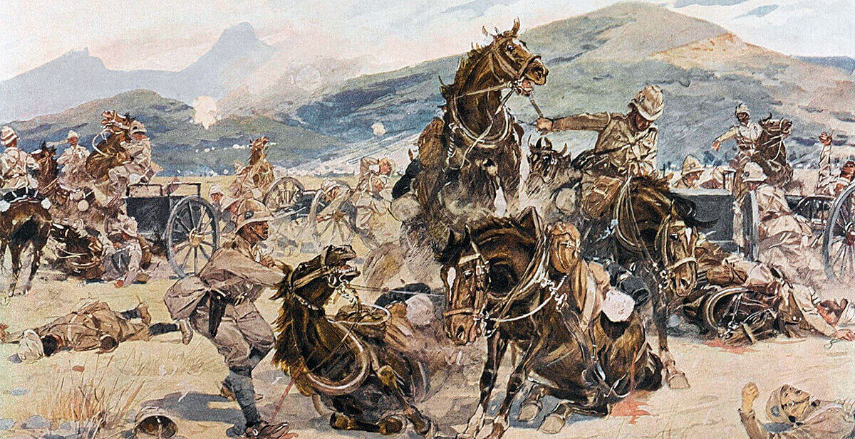 1200x617 Battle Of Colenso - Boer War Painting