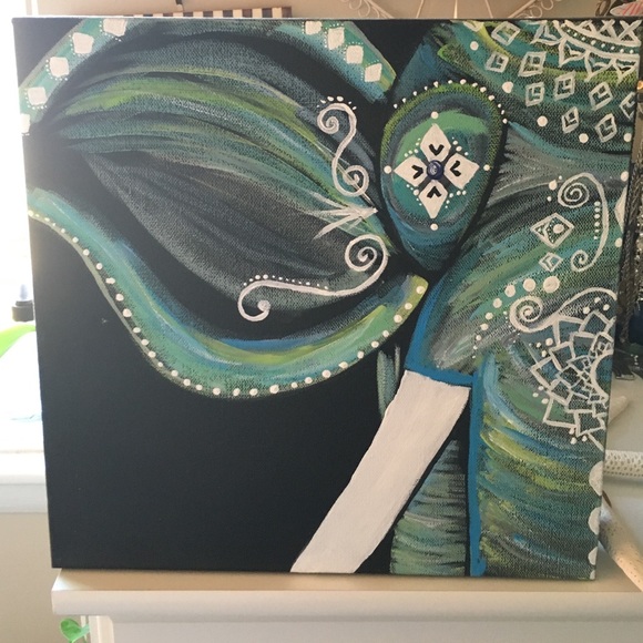 580x580 Other Bohemian Elephant Painting Poshmark - Bohemian Painting