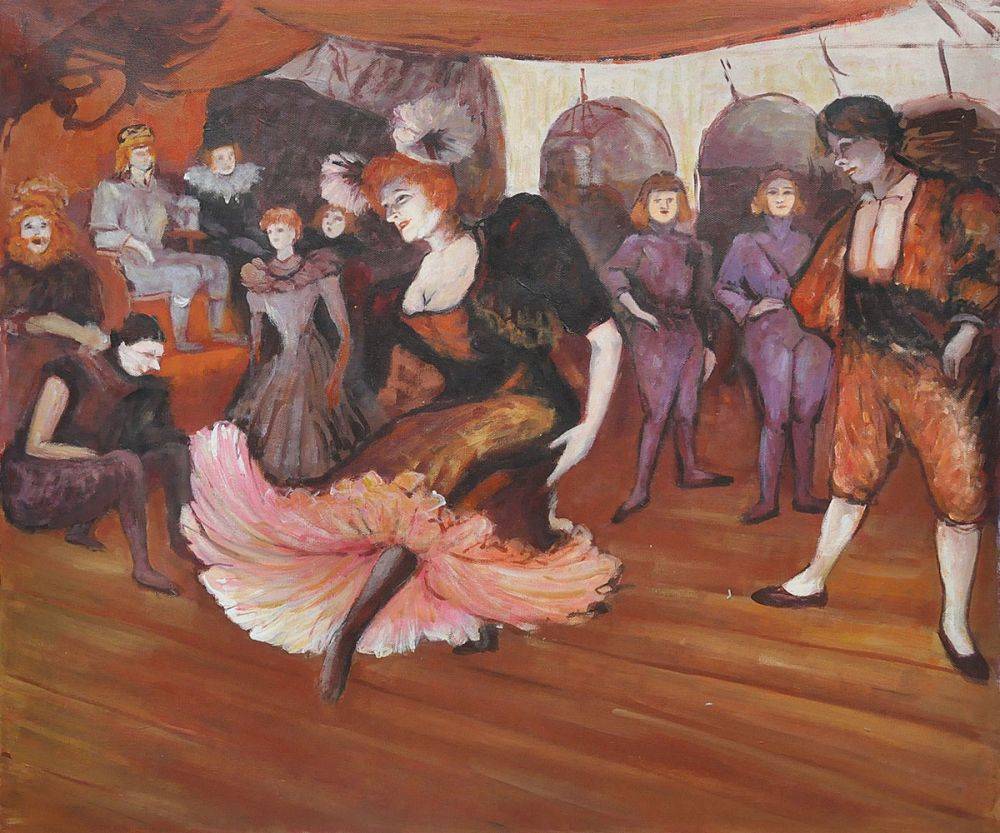 1000x833 Toulouse Lautrec - Bolero Painting