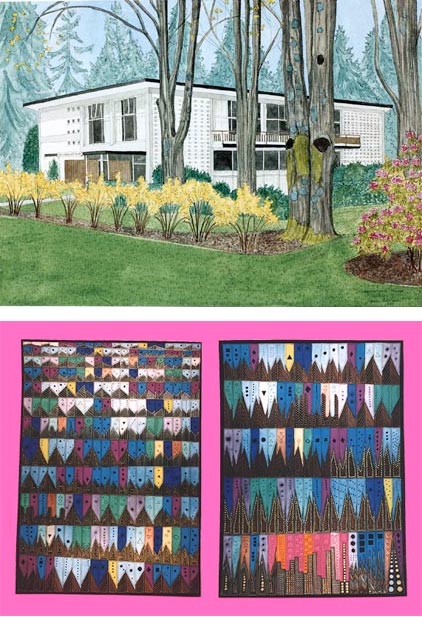 422x617 Creativity Enhancing Disease (Anne Adams) Lines And Colors - Bolero Painting