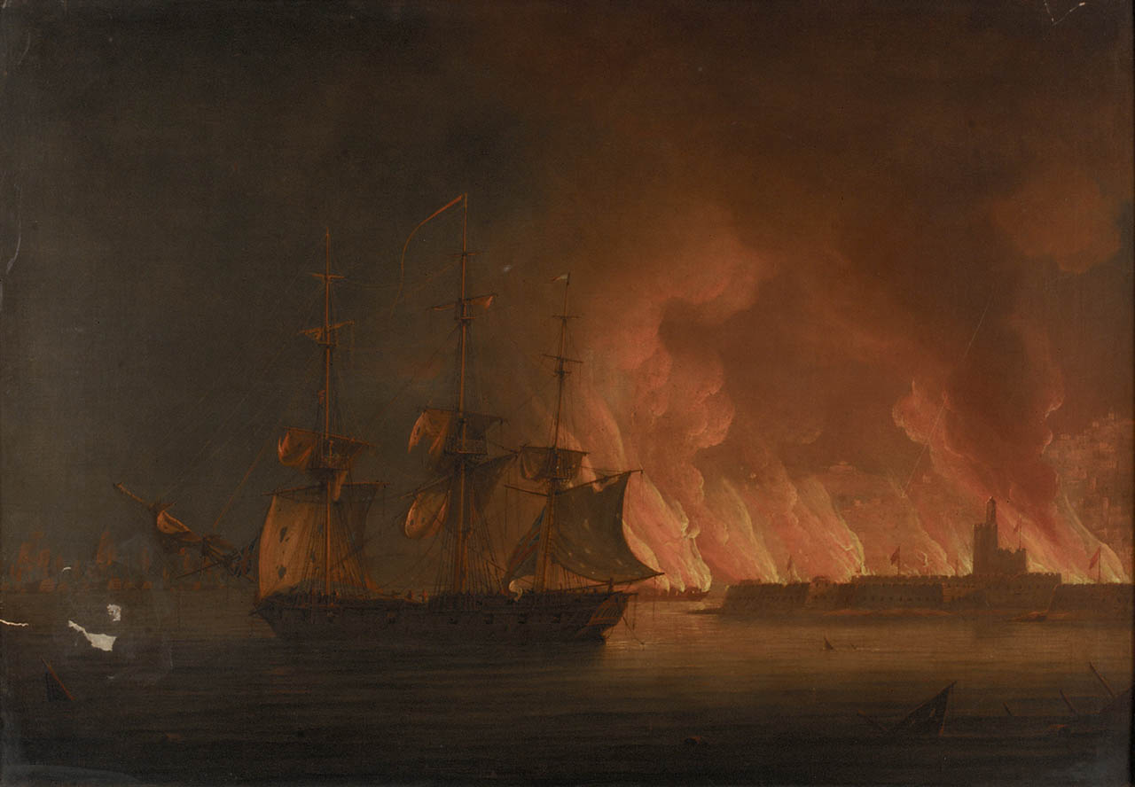 1280x888 The Bombardment Of Algiers, 27 August 1816 - Bombardment Of Algiers Painting