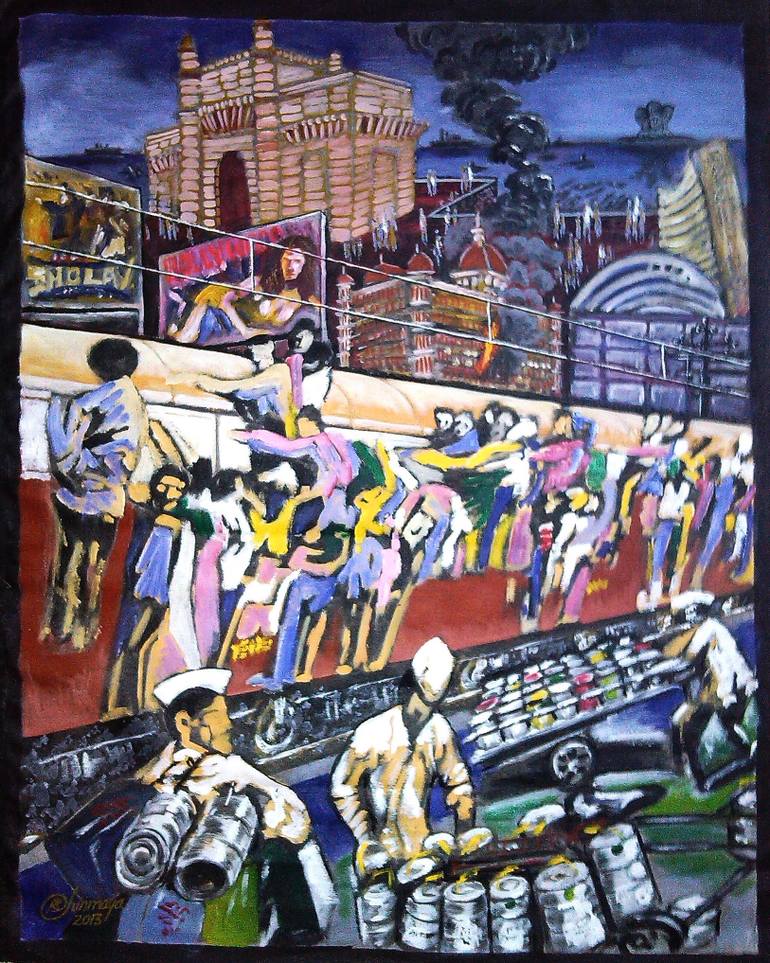 770x963 Saatchi Art Mumbai (Bombay) Painting By Chinmaya Br - Bombay Painting