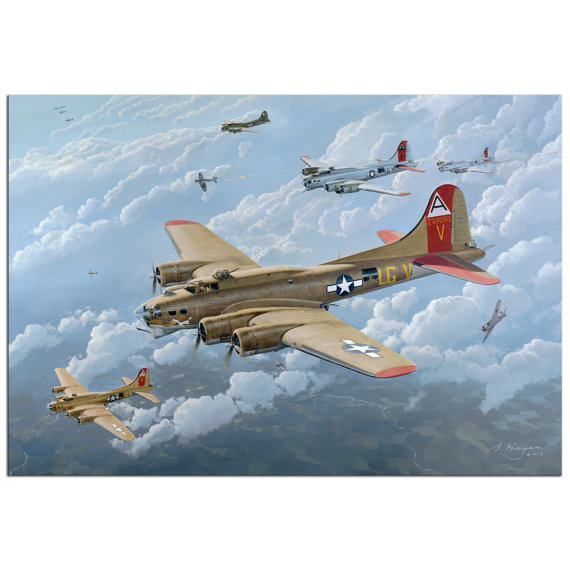 Bomber Painting at PaintingValley.com | Explore collection of Bomber ...