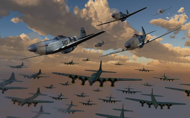 650x406 Stunning B17 Flying Fortress Artwork For Sale On Fine Art Prints - Bomber Painting