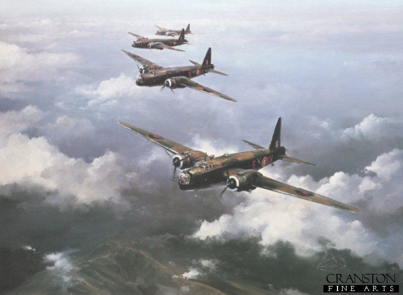 800x587 Vickers Wellington Aviation Art By Robert Taylor History - Bomber Painting