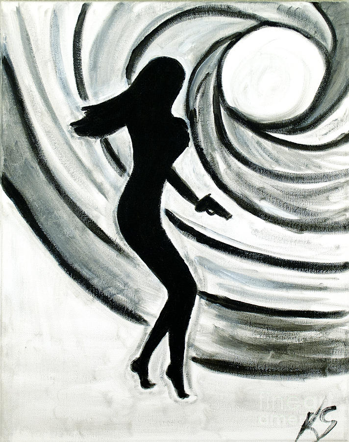 712x900 The Bond Girl Painting By Katy Scott - Bond Painting