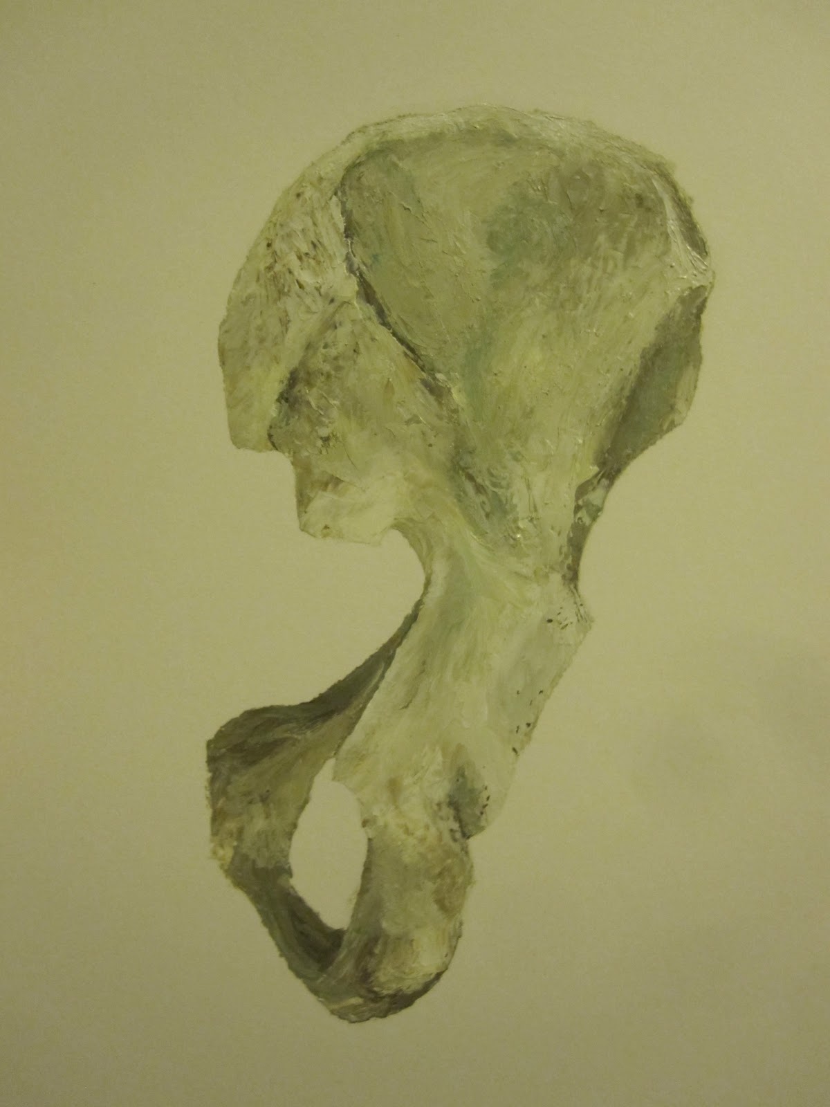 1200x1600 Mike Is Bored Ilium, Ischium, Pubis Hip Bone Painting - Bone Painting