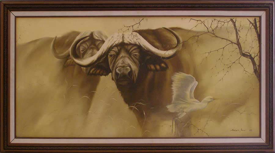 900x500 African Andrew Bone - Bone Painting