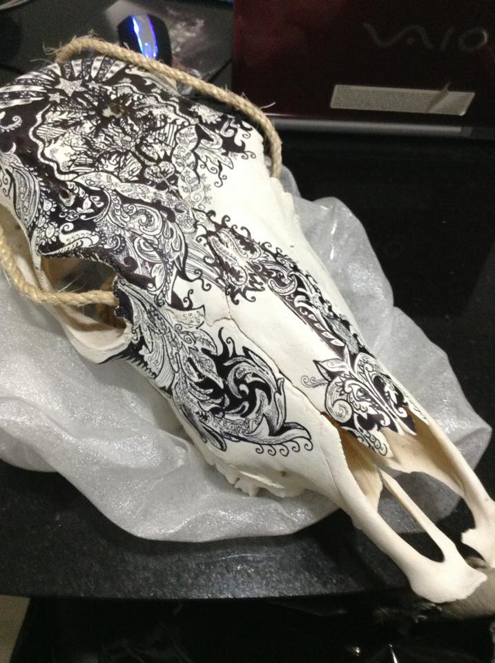 717x960 Bone Painting By Requim23 - Bone Painting