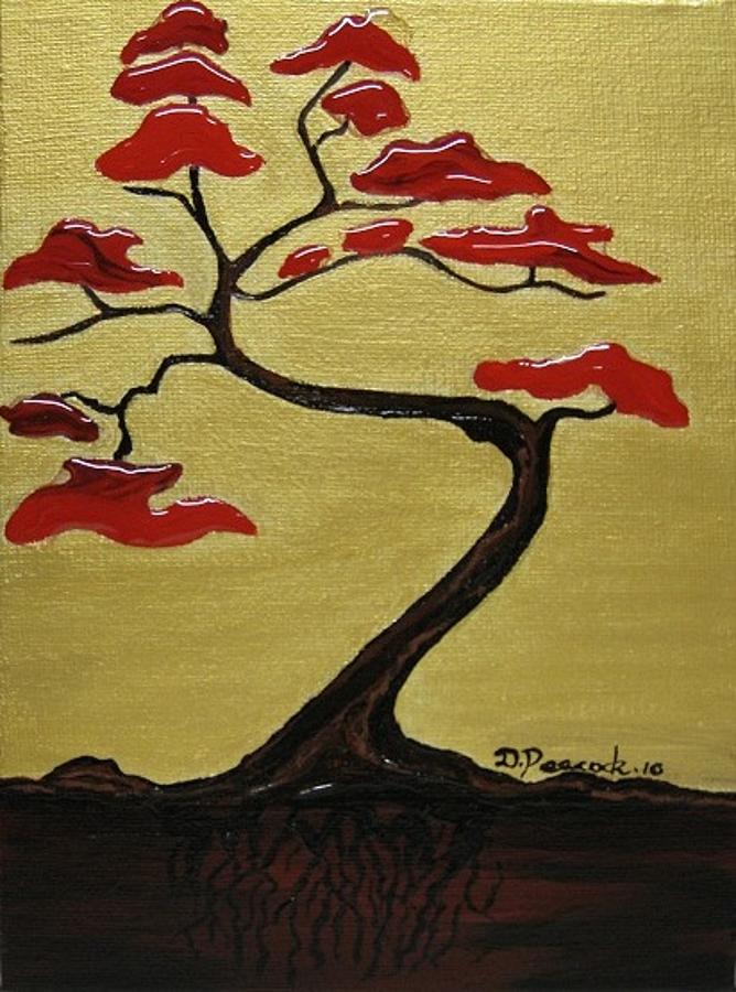 668x900 Bonsai Painting By Deborah Peacock - Bonsai Painting
