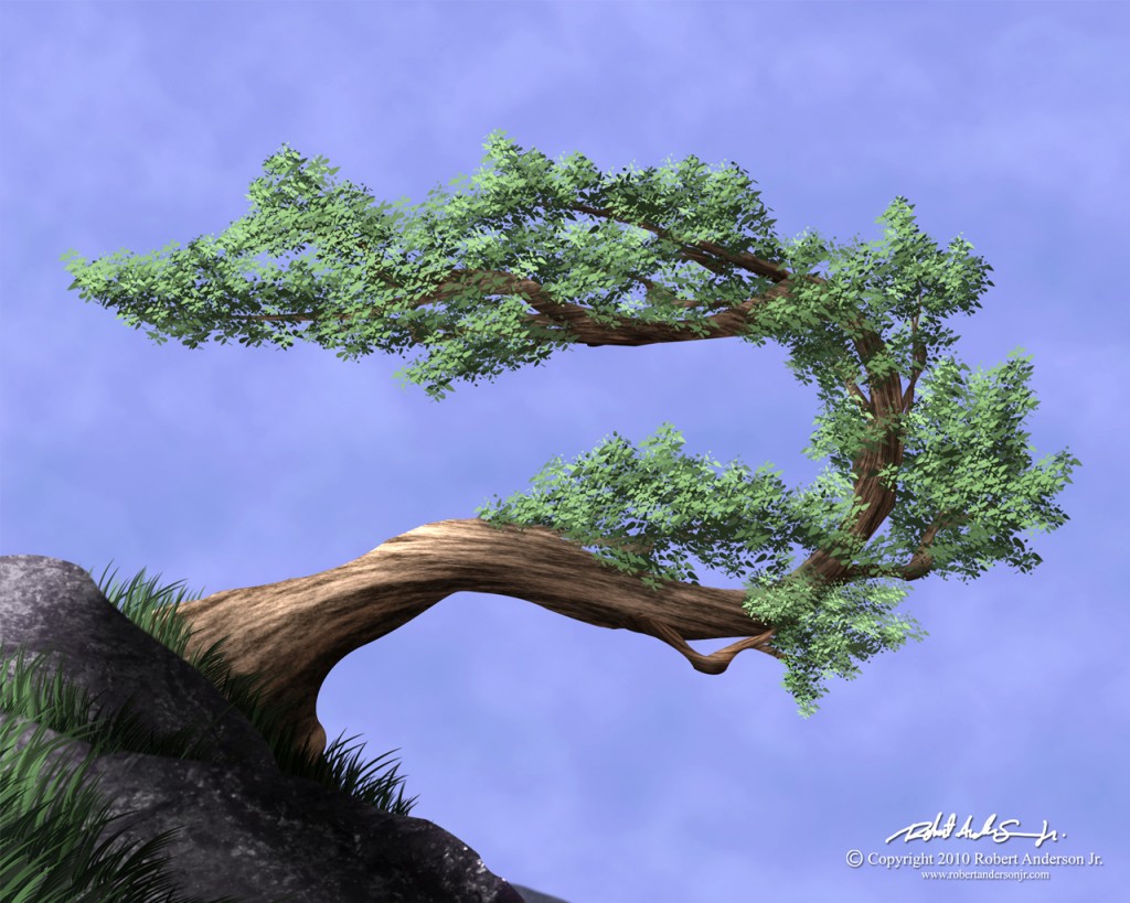 1024x819 Bonsai By Robert Anderson Jr. - Bonsai Painting