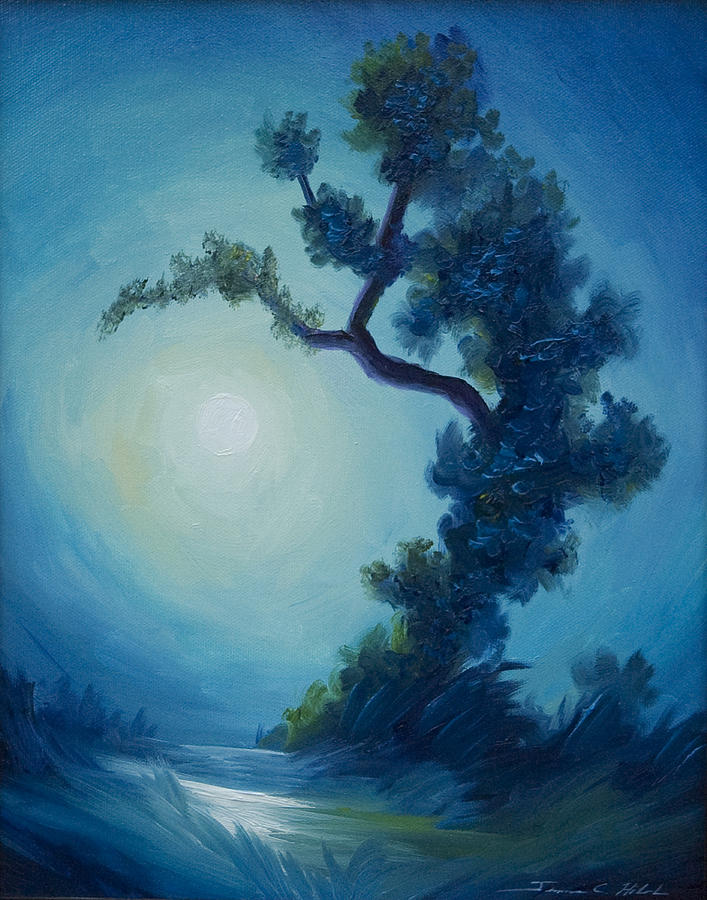 707x900 Bonsai I Painting By James Christopher Hill - Bonsai Painting