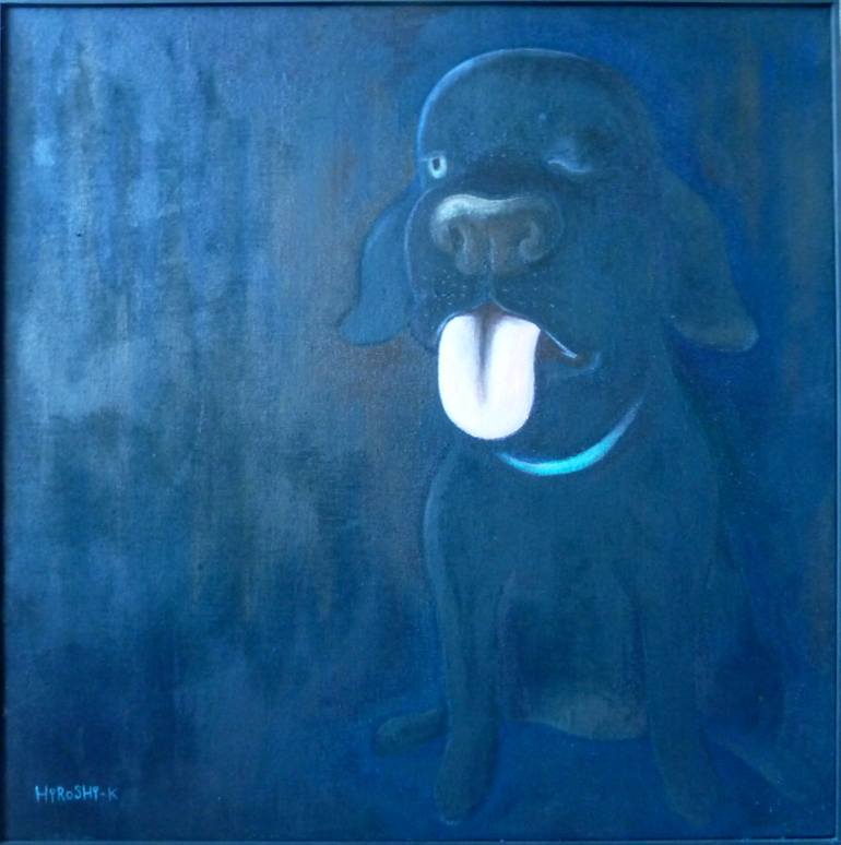 770x774 Saatchi Art Peek A Boo Painting By Hiroshi Kugimiya - Boo Painting