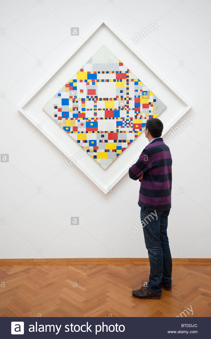 865x1390 Painting Victory Boogie Woogie By Paul Mondriaan - Boogie Woogie Painting