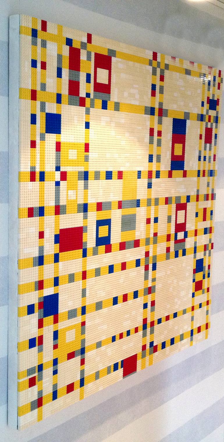 770x1518 Saatchi Art Broadway Boogie Woogie With Painting By Per Nylen - Boogie Woogie Painting