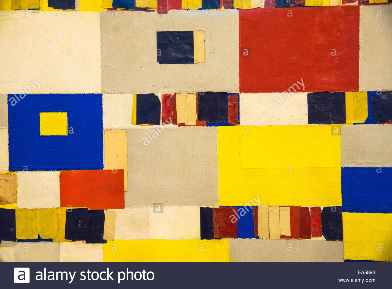 1300x958 Detail Of Boogie Woogie Painting By Mondriaan In Gemeente Museum - Boogie Woogie Painting